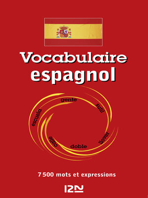 cover image of Vocabulaire espagnol